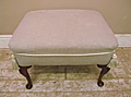 upholstered foot stool